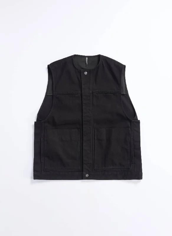 Cotton Polyester Denim Waistcoat