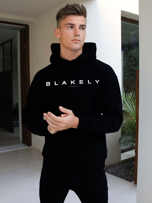 Evolved II Relaxed Hoodie - Black