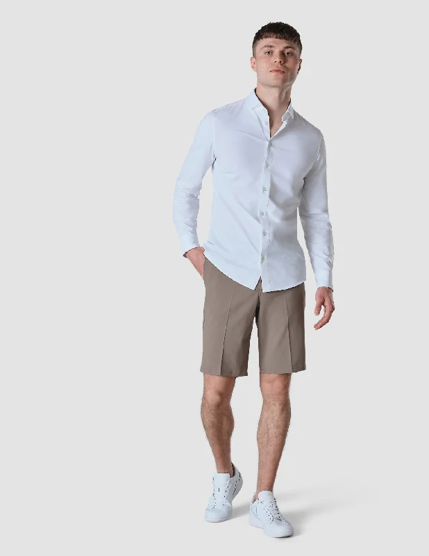 Essential Suit Shorts Walnut