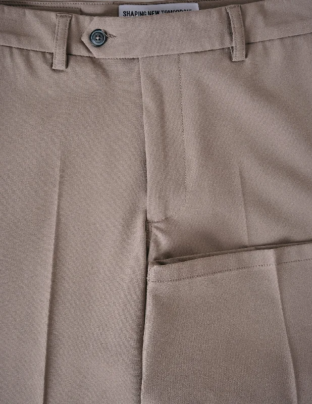 Essential Suit Shorts Walnut